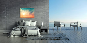 Glass Printed Picture - Wall Picture behind Tempered Glass SART01D Nature Series: Gradient sky