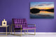 Glass Printed Picture - Wall Picture behind Tempered Glass SART01D Nature Series: Daybreak reflections on a calm lake