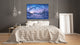 Modern Glass Picture - Contemporary Wall Art SART01 Nature Series: Arctic landscape of Lofoten Islands, Norway