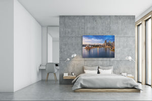Glass Picture Toughened Wall Art  - Wall Art Glass Print Picture SART02 Cities Series: Sydney Opera House