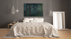 Glass Print Wall Art – Image on Glass SART01B Nature Series: Trees in a haze of light