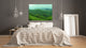 Modern Glass Picture - Contemporary Wall Art SART01 Nature Series: Tea plantations in India