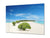 Glass Printed Picture - Wall Picture behind Tempered Glass SART01D Nature Series: Green trees against blue sky
