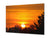 Glass Printed Picture - Wall Picture behind Tempered Glass SART01D Nature Series: Beautiful sunset