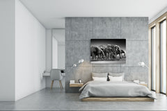 Glass Picture Wall Art - Picture on Glass SART03A Animals Series: Botswana safari