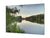 Glass Print Wall Art – Image on Glass SART01B Nature Series: Quiet lake in the evening twilight