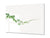 Modern Glass Picture - Contemporary Wall Art SART04 Flowers and leaves Series: Ivy plant on the white background