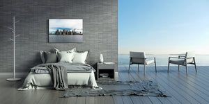 Glass Picture Toughened Wall Art  - Wall Art Glass Print Picture SART02 Cities Series: A panoramic view of Manhattan