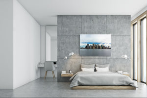Glass Picture Toughened Wall Art  - Wall Art Glass Print Picture SART02 Cities Series: A panoramic view of Manhattan