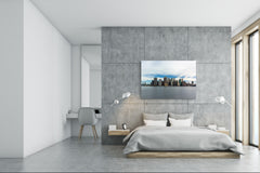Glass Picture Toughened Wall Art  - Wall Art Glass Print Picture SART02 Cities Series: A panoramic view of Manhattan
