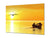 Glass Printed Picture - Wall Picture behind Tempered Glass SART01D Nature Series: Panoramic landscape of a sunset with fishermen
