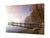 Graphic Art Print on Glass - Beautiful Quality Glass Print Picture SART01C Nature Series: Pier on a foggy lake