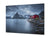 Glass Printed Picture - Wall Picture behind Tempered Glass SART01D Nature Series: Lofoten in Norway