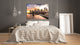 Glass Picture Toughened Wall Art  - Wall Art Glass Print Picture SART02 Cities Series: Brooklyn Bridge panorama at sunset