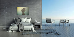 Glass Print Wall Art – Image on Glass  SART05 Miscellanous Series: Surrealistic illustration of a woman