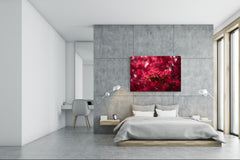 Modern Glass Picture - Contemporary Wall Art SART04 Flowers and leaves Series: Spring blossom tree