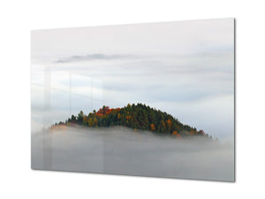 Glass Printed Picture - Wall Picture behind Tempered Glass SART01D Nature Series: Landscape from Bohemian Switzerland park