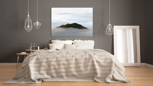 Glass Printed Picture - Wall Picture behind Tempered Glass SART01D Nature Series: Landscape from Bohemian Switzerland park