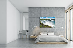 Graphic Art Print on Glass - Beautiful Quality Glass Print Picture SART01C Nature Series: Niagara Falls