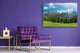 Modern Glass Picture - Contemporary Wall Art SART01 Nature Series: Spectacular Swiss Alps landscape