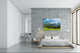 Modern Glass Picture - Contemporary Wall Art SART01 Nature Series: Spectacular Swiss Alps landscape