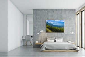 Glass Print Wall Art – Image on Glass SART01B Nature Series: Hills and valleys