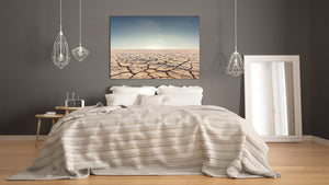 Graphic Art Print on Glass - Beautiful Quality Glass Print Picture SART01C Nature Series: Desert