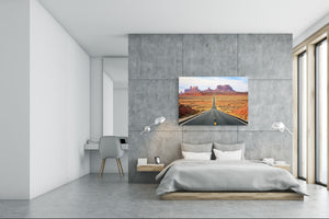 Glass Print Wall Art – Image on Glass SART01B Nature Series: Monument Valley, Arizona