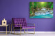Modern Glass Picture - Contemporary Wall Art SART01 Nature Series: Waterfall in Thailand 3