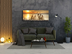 Wall Art Glass Print Picture 125 x 50 cm (? 50” x 20”) ; Lake 4