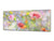 Glass Print Wall Art – Image on Glass 125 x 50 cm (≈ 50” x 20”) ; Flowers 15