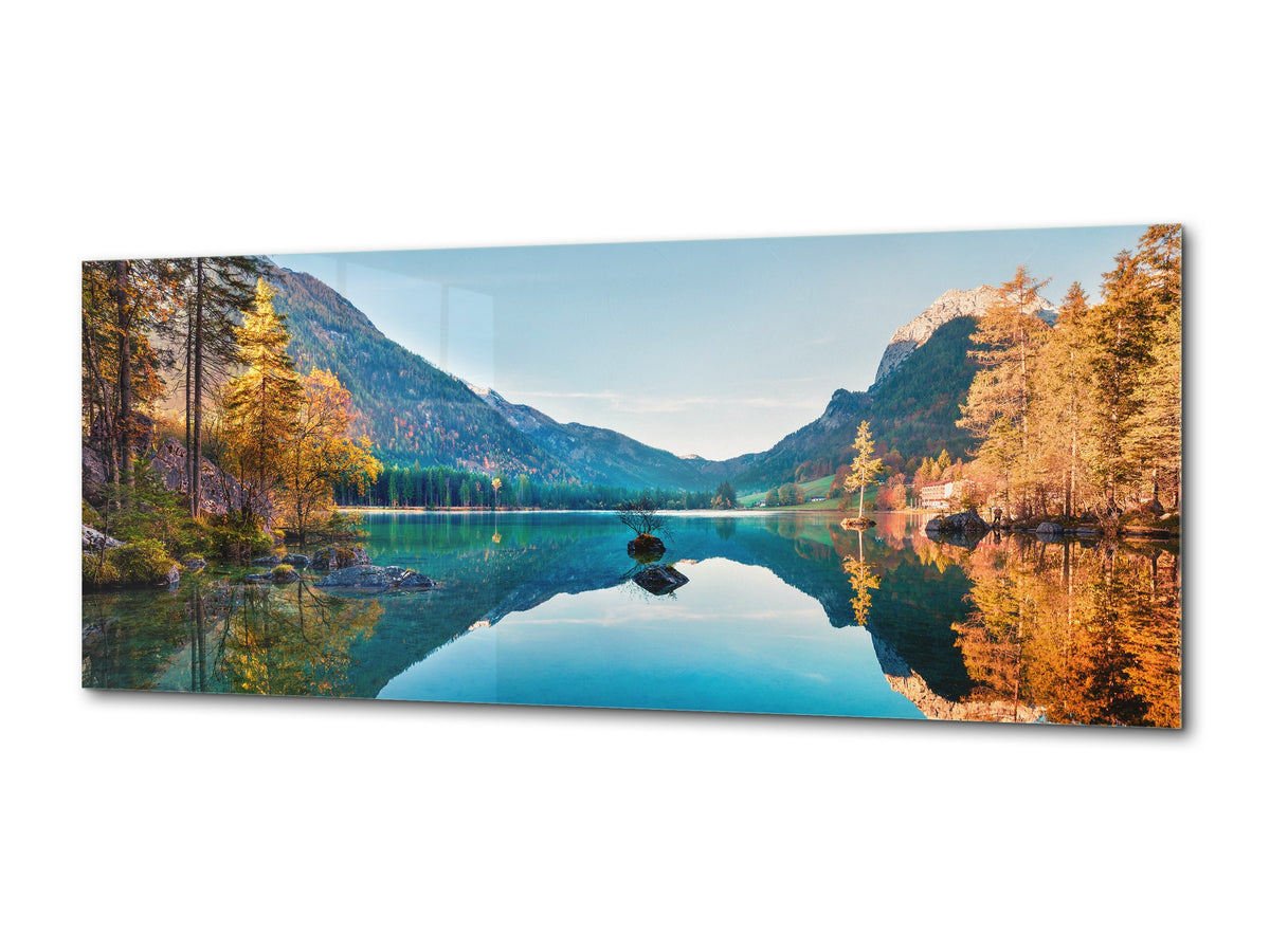 Glass Print Wall Art – Available in 5 different sizes – Nature Series 01A: Fantastic autumn panorama