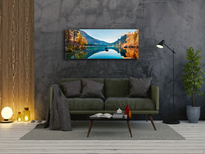 Glass Print Wall Art – Available in 5 different sizes – Nature Series 01A: Fantastic autumn panorama