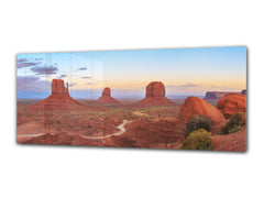 Glass Print Wall Art – Image on Glass 125 x 50 cm (? 50” x 20”) ; Mountains 6