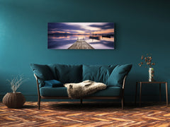 Glass Print Wall Art – Image on Glass 125 x 50 cm (? 50” x 20”) ; Pier 2