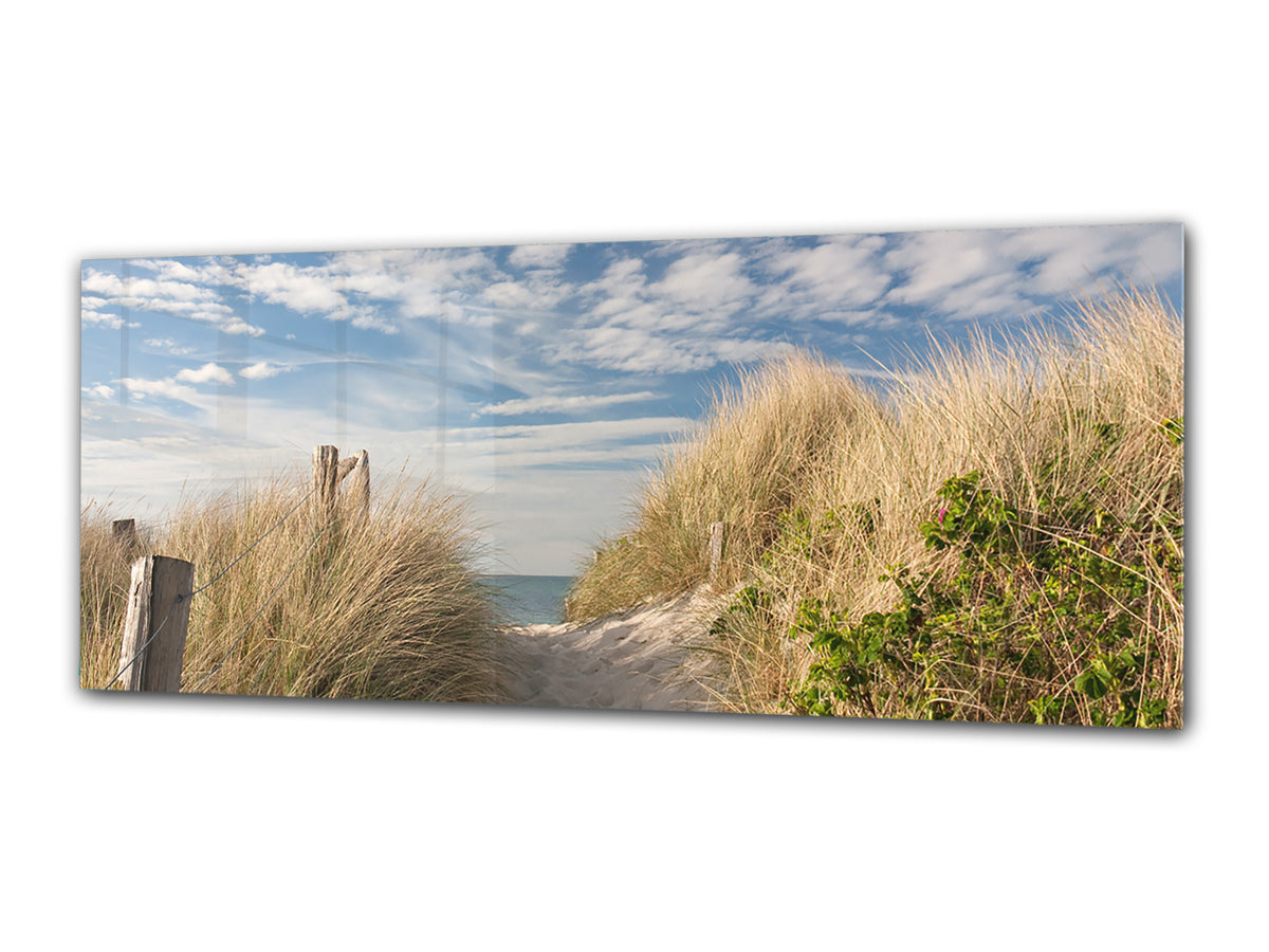Glass Print Wall Art – Image on Glass 125 x 50 cm (? 50” x 20”) ; Dune