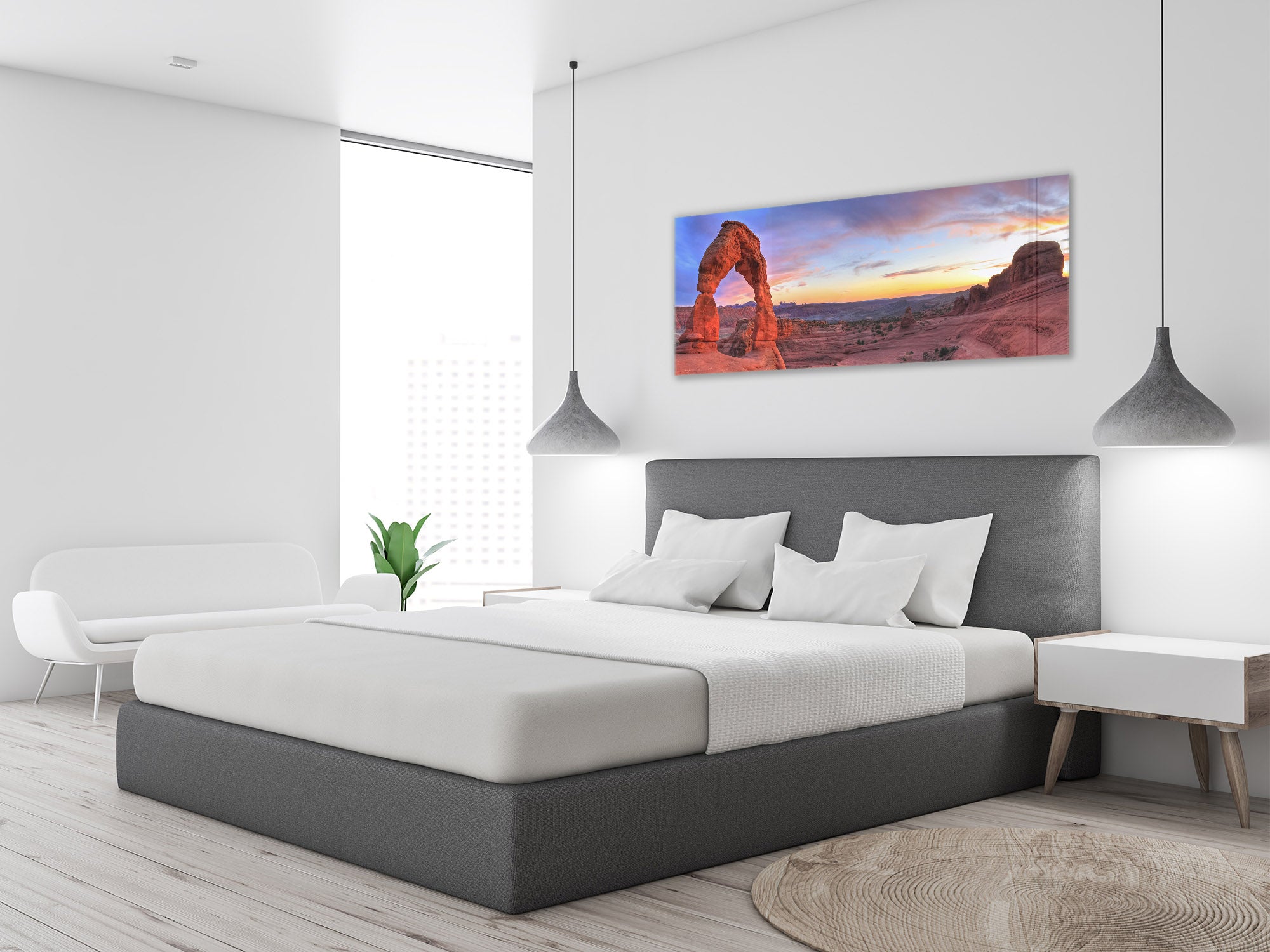 Contemporary Wall Art - Available in 5 different sizes - Nature Series 01D: Arches National Park