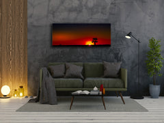 Glasbild-Wandkunst – Erhältlich in 5 verschiedenen Größen – Naturserie 01D: Provinz Nordkap