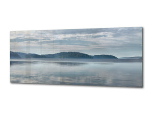 Glass Picture Wall Art – Available in 5 different sizes – Nature Series 01D: Big lake