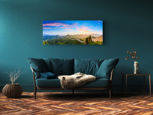 Modern Glass Picture – Available in 5 different sizes – Nature Series 01C: The Great Wall of China