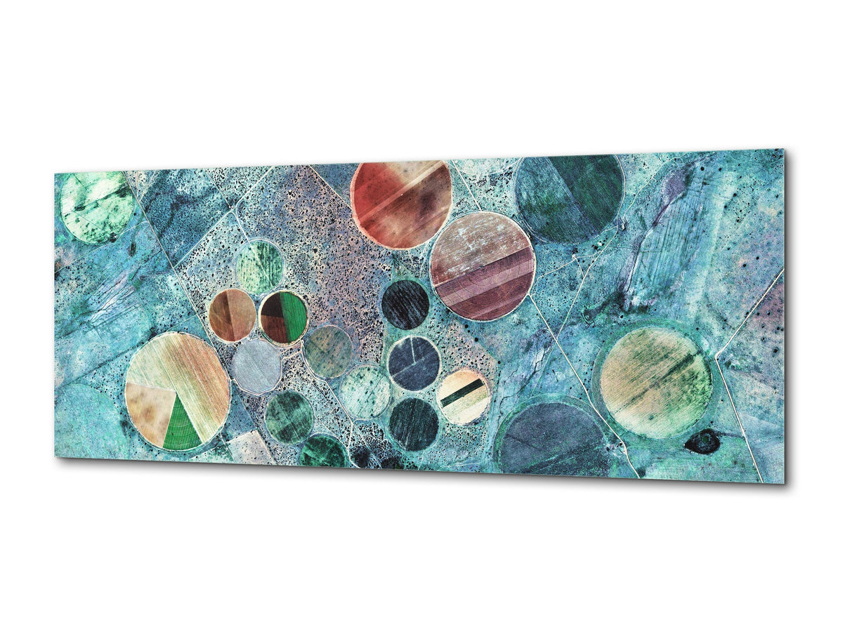 Wall Art Glass Print Canvas Picture  – Available in 5 different sizes – Miscellanous Series 05: Abstract expressionism