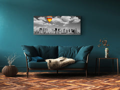 Glass Print Wall Art – Image on Glass 125 x 50 cm (? 50” x 20”) ; City 39