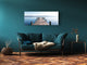 Wall Picture behind Tempered Glass 125 x 50 cm (≈ 50” x 20”) ; Pier 7