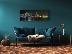 Glass Print Wall Art – Image on Glass 125 x 50 cm (? 50” x 20”) ; City 37