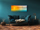 Modern Glass Picture – Available in 5 different sizes – Nature Series 01C: Sunrise over the sea