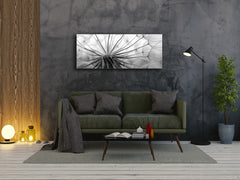 Glass Print Wall Art – Image on Glass 125 x 50 cm (? 50” x 20”) ; Dandelion 8
