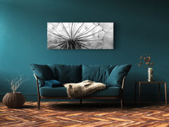 Glass Print Wall Art – Image on Glass 125 x 50 cm (? 50” x 20”) ; Dandelion 8