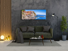 Beautiful Quality Glass Print Picture – Available in 5 different sizes – Cities Series 04: Cinque Terre