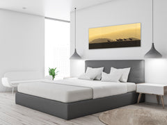 Glass Picture Toughened Wall Art – Available in 5 different sizes – Nature Series 01D: Red deer herd