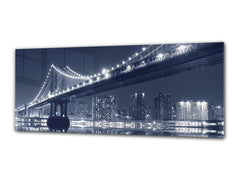 Glass Print Wall Art – Image on Glass 125 x 50 cm (? 50” x 20”) ; Bridge 19